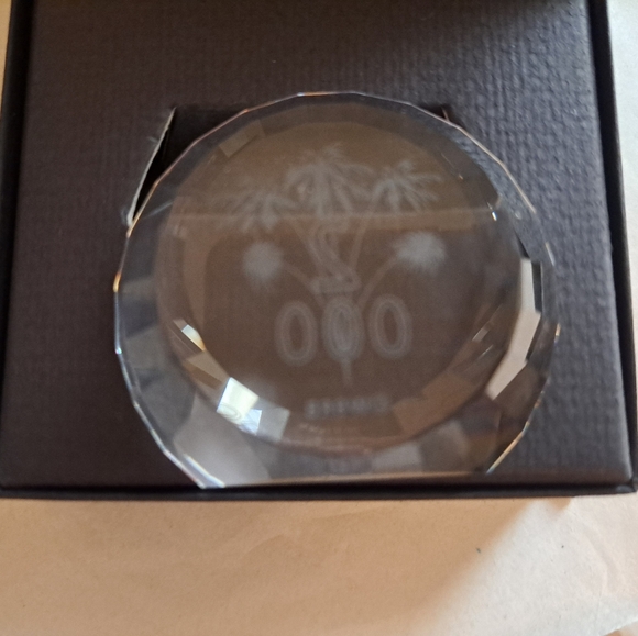 RARE Swarovski crystal palm tree 2000 paperweight never displayed - Picture 4 of 6